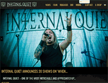 Tablet Screenshot of internalquiet.com